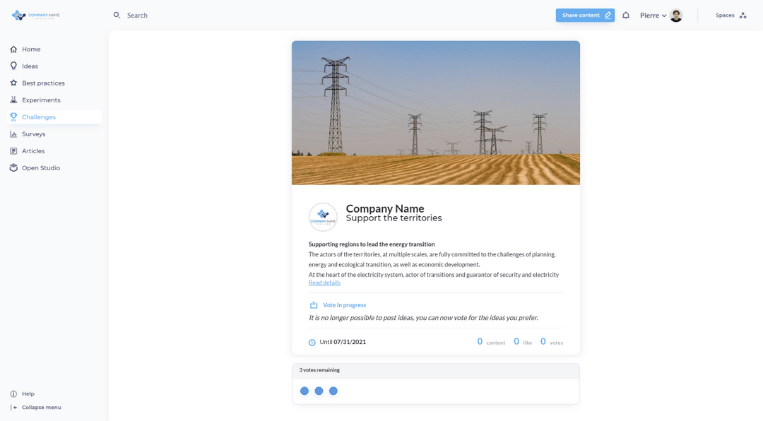 screenshot of Braineet Crowdsourcing